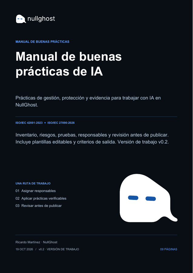 AI good-practice manual - portada